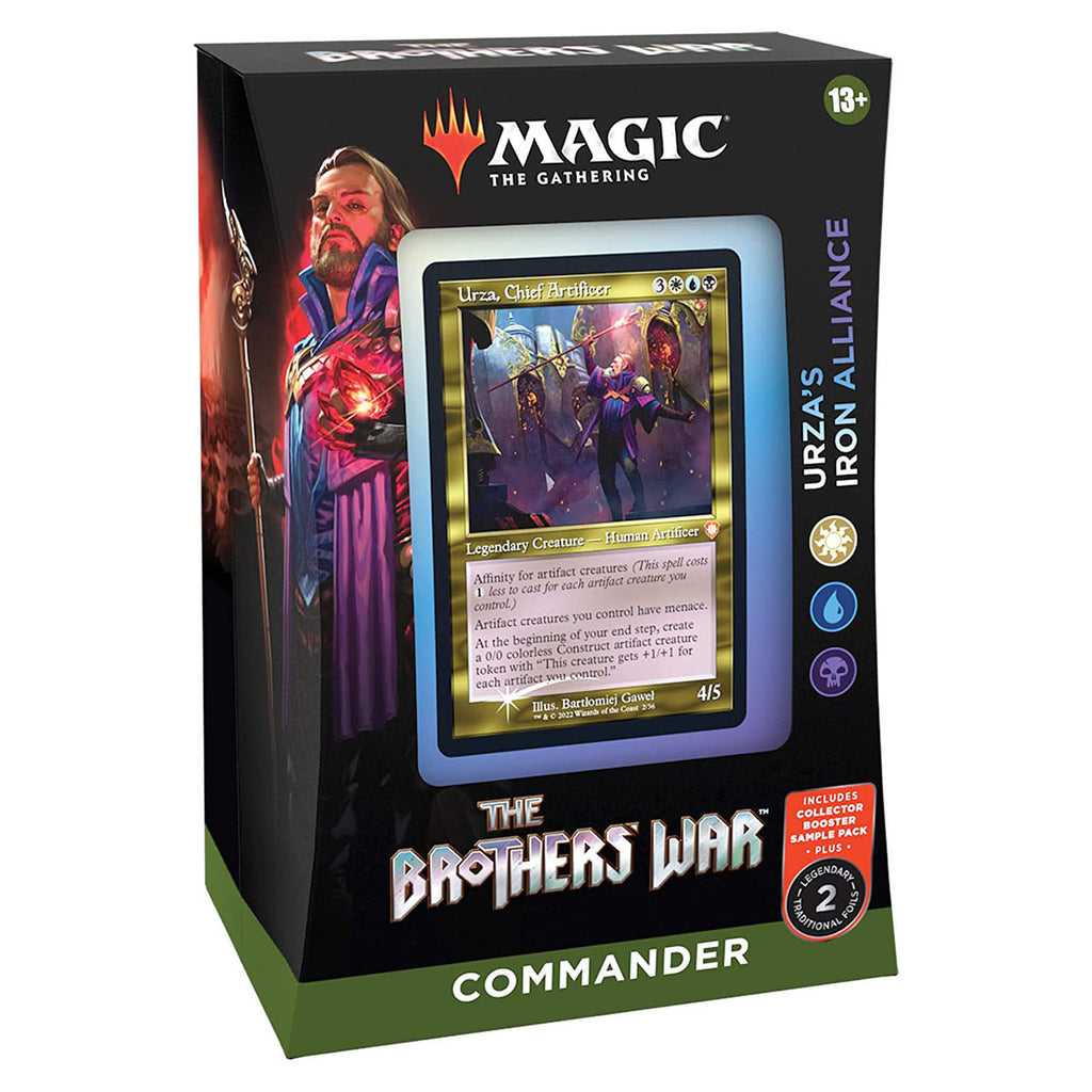 MTG Magic The Gathering CCG The Brothers War Commander Deck Carton Urzas Iron Alliance Single Pack MTG-CCG-BW-CD-Carton-UrzasIronAlliance