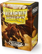 Dragon Shield Sleeves Standard Size Arcane Tinmen Glossy Finish Copper Color Classic Card 100 Ct ATM10016
