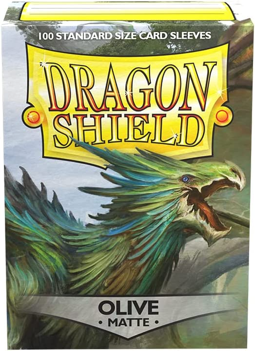 Dragon Shield Sleeves Standard Matte Olive 100 Ct ATM11040