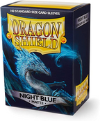 Dragon Shield Sleeves Standard Size Arcane Tinmen Matte Finish Night Blue 100 Ct ATM11042