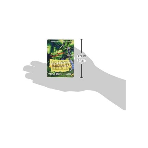 Dragon Shield Japanese Size Matte Finish Apple Green Color Card Sleeves 60ct AT-M11118