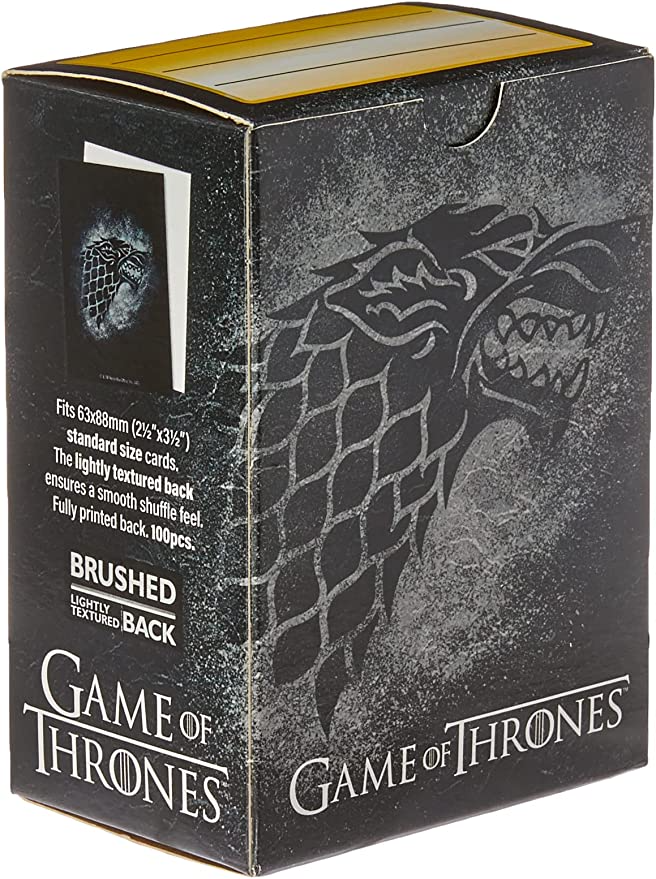 Dragon Shield Sleeves Standard Brushed Game Of Thrones House Stark 100 Ct ATM16029