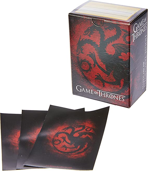 Dragon Shield Sleeves Standard Size Game Of Thrones Targaryen Brushed Art 100 Ct ATM16031