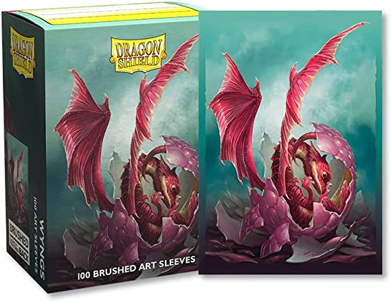 Dragon Shield Sleeves Standard Brushed Baby Dragon Wyngs Art 100 Ct ATMDSH12006