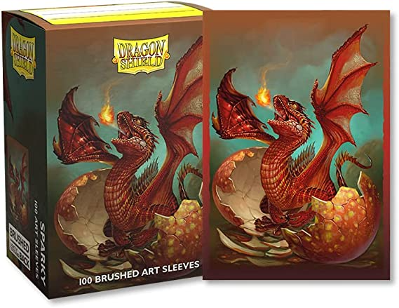 Dragon Shield Sleeves Standard Size Sparky Matte Finish Brushed Art 100 Ct ATMDSH12009