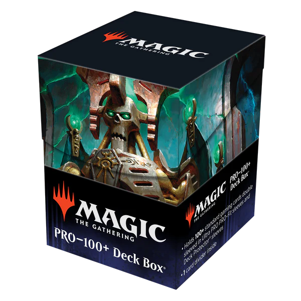 Deckbox: PRO 100+ MTG- Warhammer 40k Commander- Szarekh, the Silent King ULPDBM19440