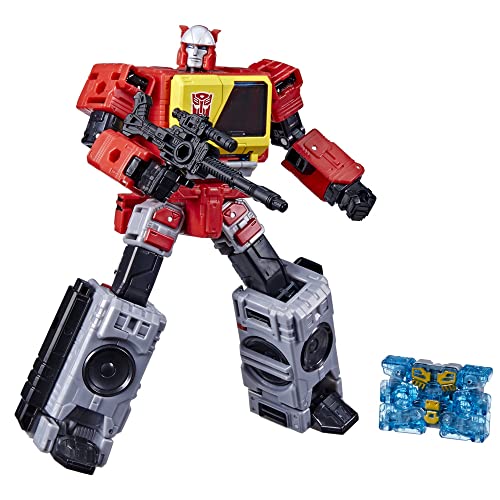 Transformers Toys Generations Legacy Voyager Autobot Blaster & Eject Action Figures - Kids Ages 8 and Up, 7-inch