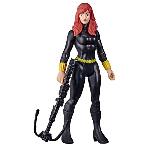 Marvel Legends Series 3.75-inch Retro 375 Collection Black Widow Action Figure Toy, 1 Accessory