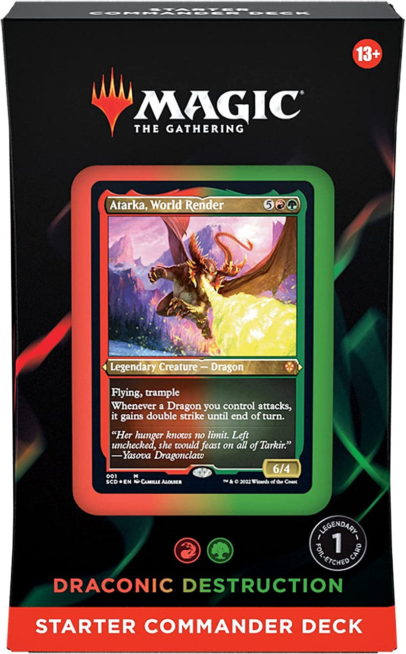 Magic the Gathering CCG. Commander Starter Beginner Decks Carton of (5)