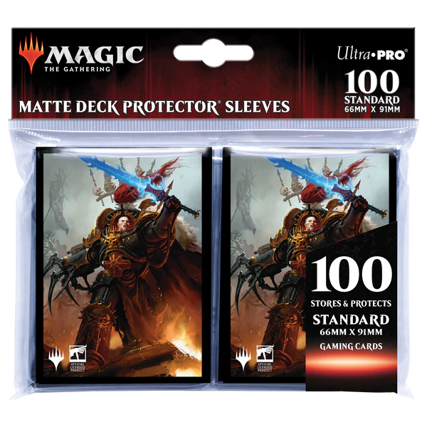 Deck Protectors: MTG- Warhammer 40k Commander- Abaddon the Despoiler (100ct) ULPDPRM19445