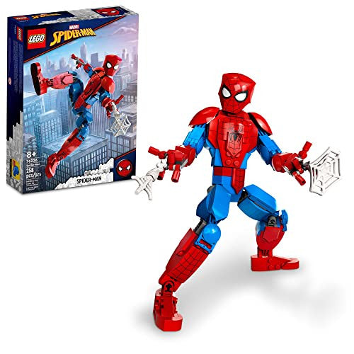 LEGO Marvel Spider-Man Figure 76226 Building Toy Set; Realistic Model for Play and Display; Action Gift for Kids, Boys and Girls, Ages 8+ (258 Pieces)