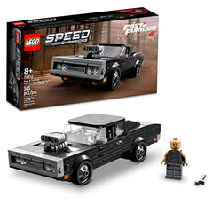 LEGO Speed Champions Fast & Furious 1970 Dodge Charger R/T 76912 Toy Car Building Set for Kids Boys and Girls Ages 8+; Collectible Model Including a Dominic Toretto Minifigure 345 Pieces LEGO-76912
