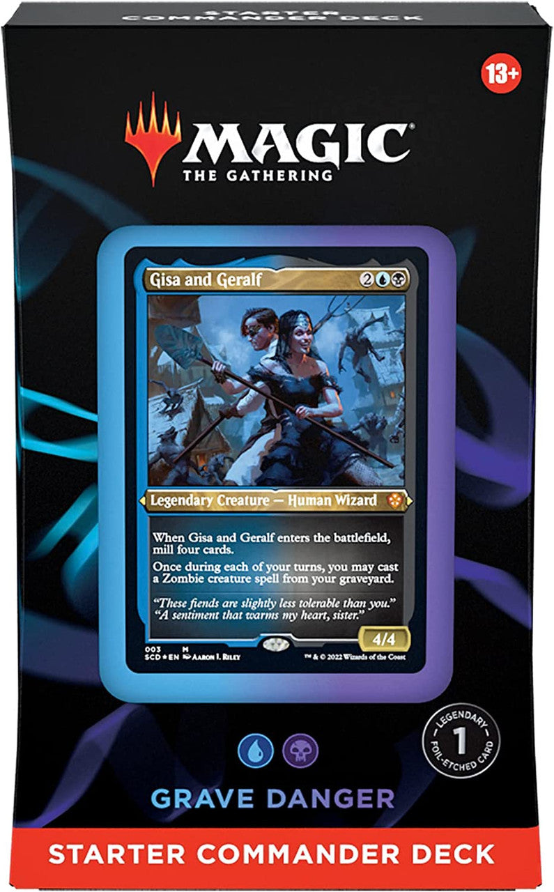 MTG Magic The Gathering CCG. Commander Starter Beginner Decks Grave Danger Single Pack WOC-C99230000-GraveDanger