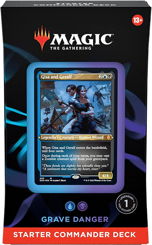 MTG Magic The Gathering CCG. Commander Starter Beginner Decks Grave Danger Single Pack WOC-C99230000-GraveDanger