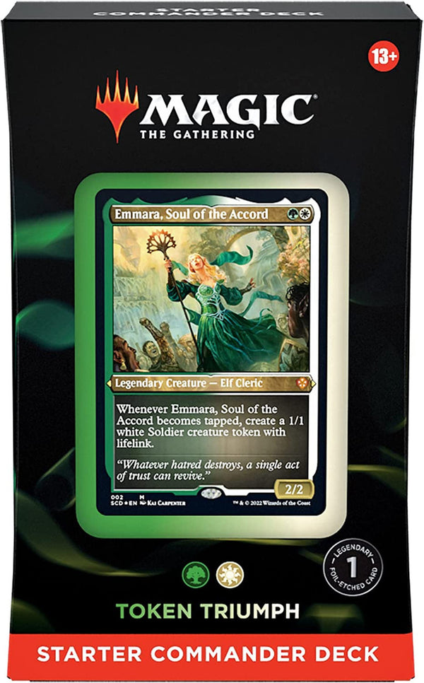 MTG Magic The Gathering CCG Commander Starter Beginner Decks Token Triumph Single Pack WOC-C99230000-TokenTriumph