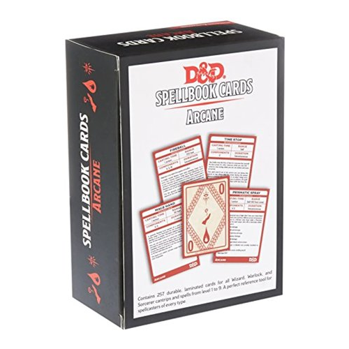 Dungeons & Dragons Spellbook Cards Arcane - (257 cards)