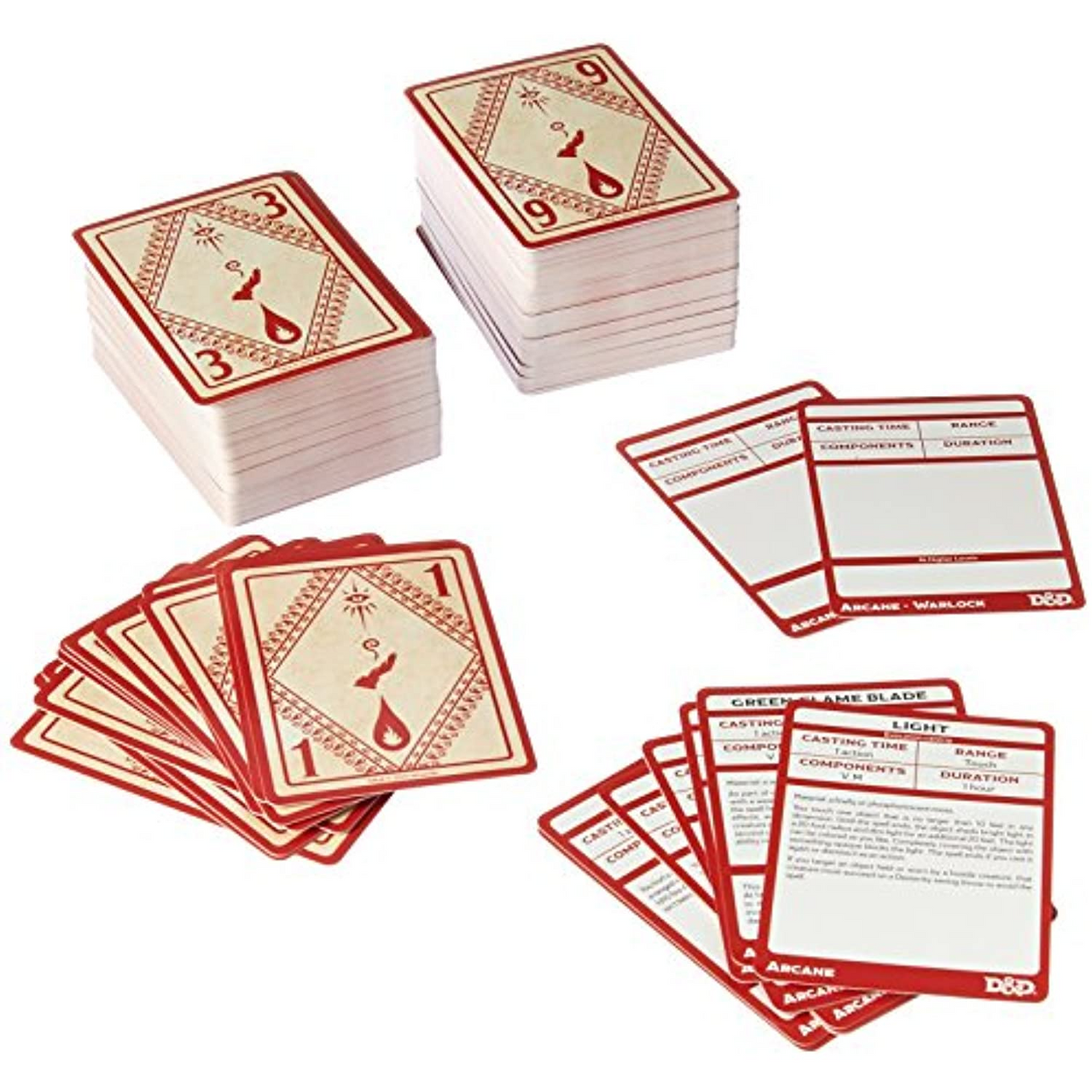 Dungeons & Dragons Spellbook Cards Arcane - (257 cards)