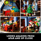 LEGO Santaâ€™s Visit 10293 Building Kit A Festive Build for Adults and Families, with a Christmas Scene to Display (1,445 Pieces)