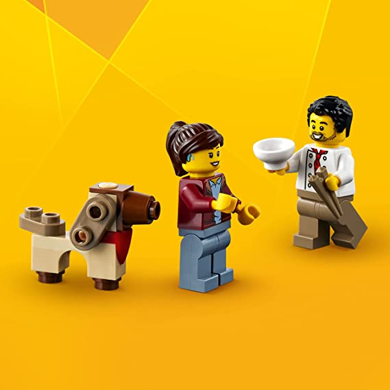 LEGO Creator 3in1 Downtown Noodle Shop 31131 Building Toy Set for Boys Girls and Kids Ages 8+; Features a Townhouse Bike Shop or Arcade 569 Pieces LEGO-31131