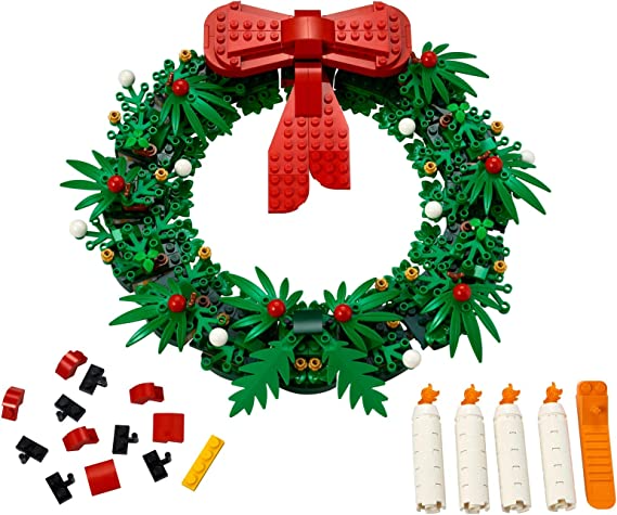 LEGO Iconic Christmas 2-in-1 Wreath with Big Red Bow and Advent LEGO-40426