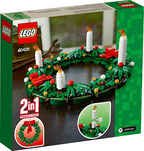 LEGO Iconic Christmas 2-in-1 Wreath with Big Red Bow and Advent LEGO-40426