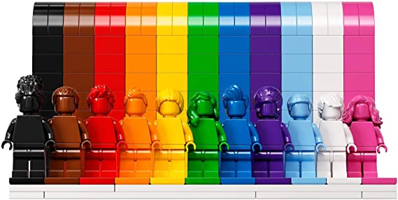 LEGO Everyone is Awesome 40516 - Pride Celebration with 11 Minifigures - A Buildable Display