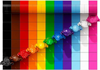 LEGO Everyone is Awesome 40516 - Pride Celebration with 11 Minifigures - A Buildable Display