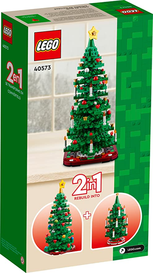 LEGO Christmas Tree (40573) Building Kit Decoration Holiday 2022 - Treat Yourself or Give it as a Gift for Kids and Christmas Fans Aged 12 and up