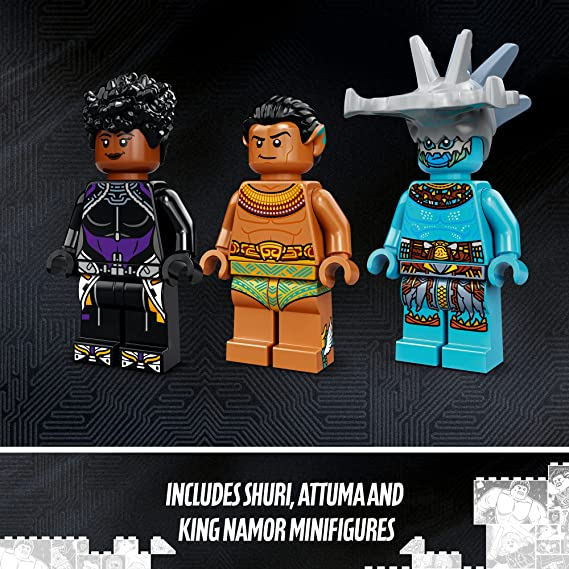 LEGO Marvel Black Panther Wakanda Forever King NamorÂ’s Throne Room 76213 Building Kit; Building Toy Set for Kids Boys and Girls Ages 7 and up 355 Pieces LEGO-76213