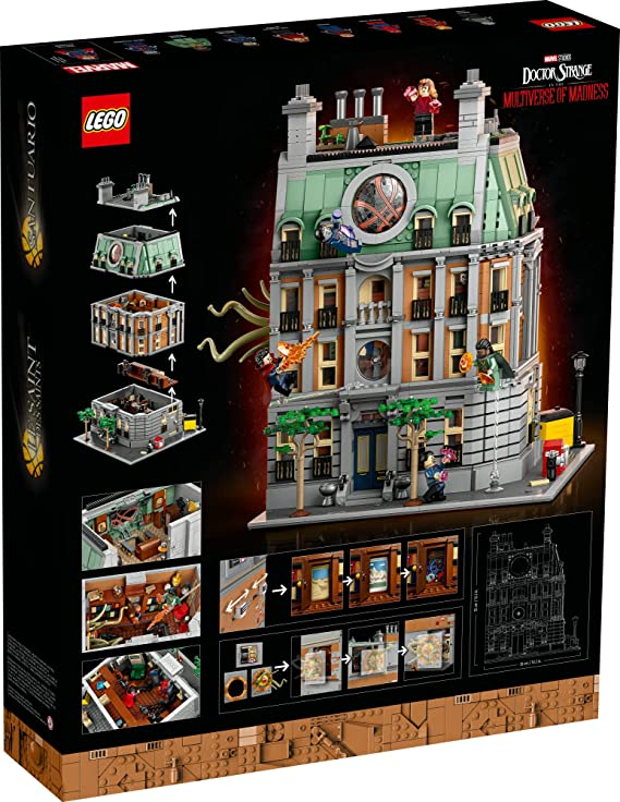 LEGO Marvel Sanctum Sanctorum 76218 Building Set for Adults (2,708 Pieces) 3-story, 360-degree, Modular Construction Project for Adult Fans of The Marvel Universe