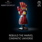 LEGO Marvel Nano Gauntlet 76223 Iron Man Building Set for Adults (680 Pieces)