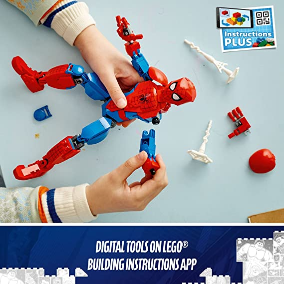 LEGO Marvel Spider-Man Figure 76226 Building Toy Set; Realistic Model for Play and Display; Action Gift for Kids, Boys and Girls, Ages 8+ (258 Pieces)