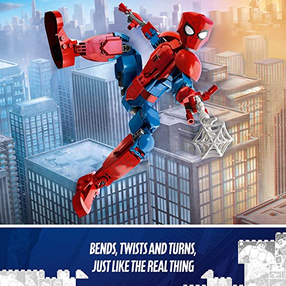 LEGO Marvel Spider-Man Figure 76226 Building Toy Set; Realistic Model for Play and Display; Action Gift for Kids, Boys and Girls, Ages 8+ (258 Pieces)