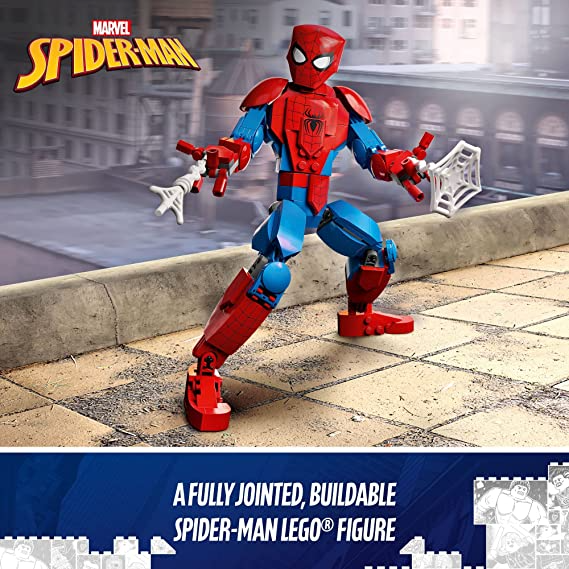LEGO Marvel Spider-Man Figure 76226 Building Toy Set; Realistic Model for Play and Display; Action Gift for Kids, Boys and Girls, Ages 8+ (258 Pieces)