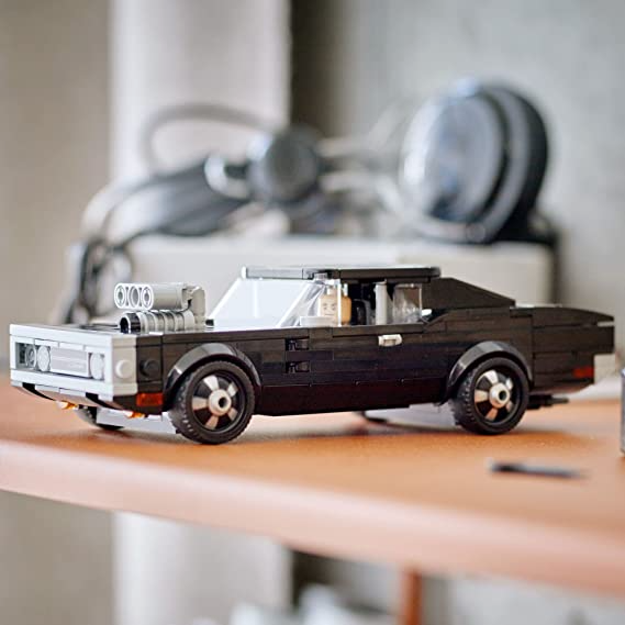 LEGO Speed Champions Fast & Furious 1970 Dodge Charger R/T 76912 Toy Car Building Set for Kids Boys and Girls Ages 8+; Collectible Model Including a Dominic Toretto Minifigure 345 Pieces LEGO-76912