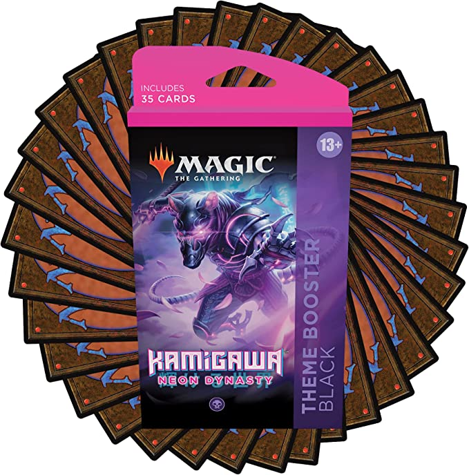 Kamigawa Neon Dynasty Theme Booster Black Single Pack Kamigawa-NeonDynasty-TB-Black