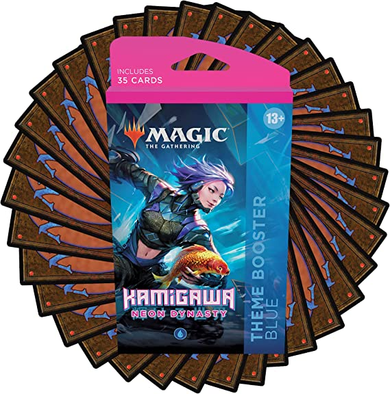 Kamigawa Neon Dynasty Theme Booster Blue Single Pack Kamigawa-NeonDynasty-TB-Blue