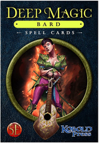 Paizo Dungeons & Dragons 5e Deep Magic Spell Cards Bard KOB9160
