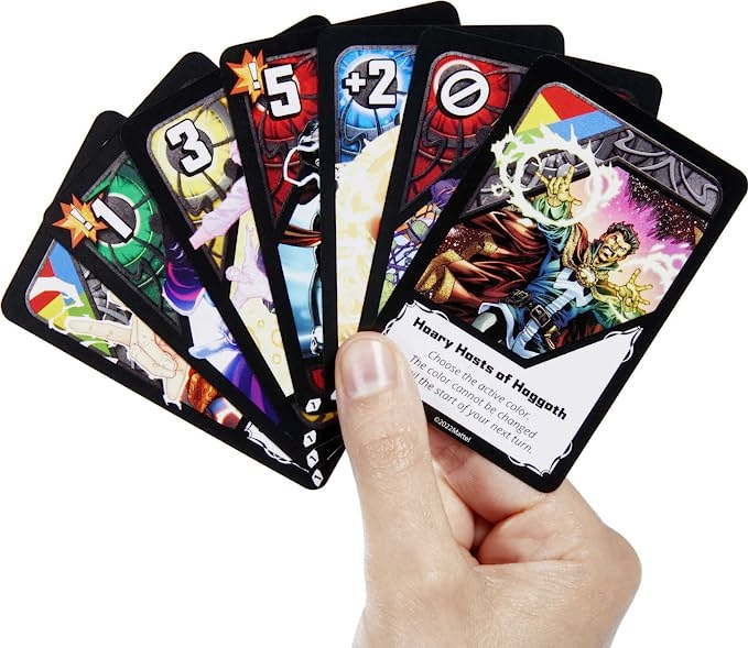 UNO Ultimate Marvel TCG Add On Pack with Dr. Strange Character Deck & 2 Collectible Foil Cards MTTHHV90-DoctorStrange