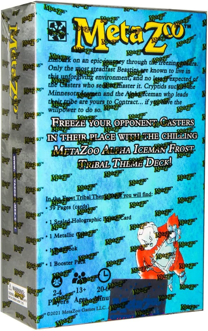 Metazoo TCG Cryptid Nation Theme Deck Frost Single Pack MZGCNTDMX-Frost