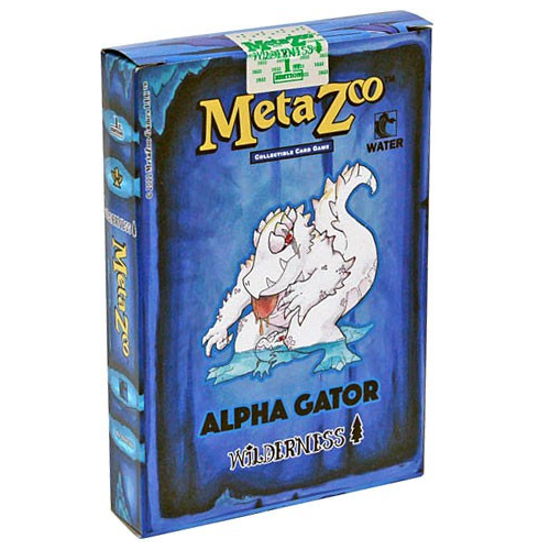 Metazoo TCG Cryptid Nation Base Set Alpha Gator Wilderness Theme Deck 1st Edition Single Pack MZGWDTDMX-WATER