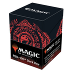 Ultra Pro Deck Box Magic the Gathering Mana 7 Mountain hold upto 100 standard size cards double-sleeved ULPDBM19240