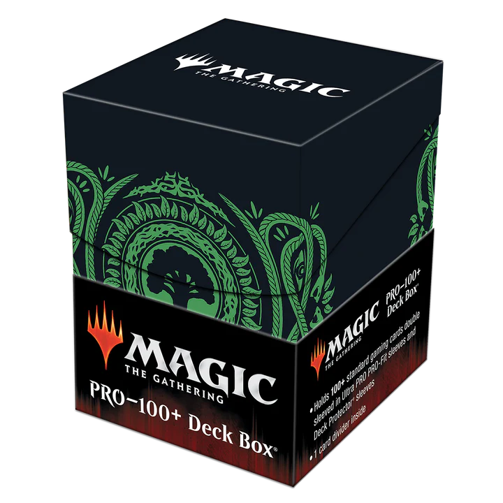 Ultra Pro Deck Box Magic the Gathering Mana 7 Forest Holds up to 100 standard size cards double-sleeved ULPDBM19241