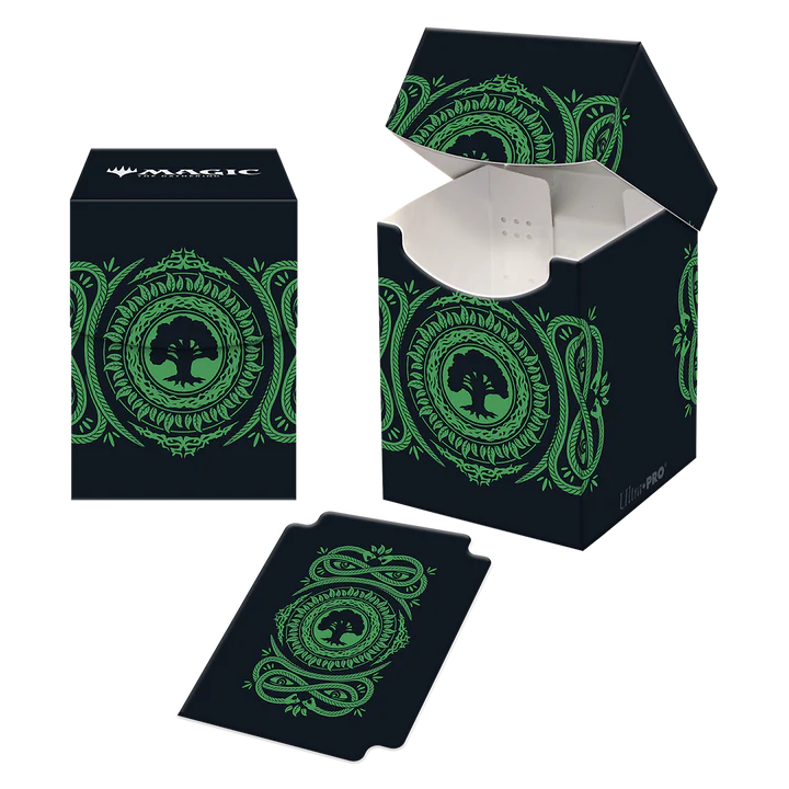 Ultra Pro Deck Box Magic the Gathering Mana 7 Forest Holds up to 100 standard size cards double-sleeved ULPDBM19241