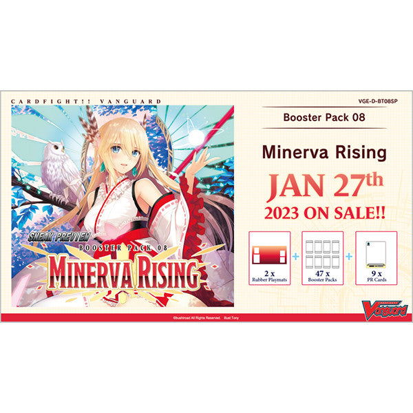 Cardfight Vanguard will+Dress: Minerva Rising Sneak Preview Kit