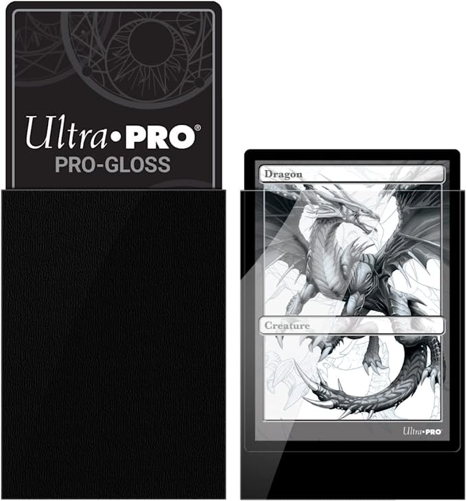 Ultra Pro Deck Protector Sleeves for Standard Size Cards Black (100) UPI-82691