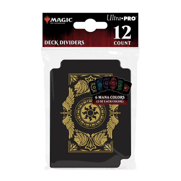 Ultra PRO Ultra Pro Card Dividers 12ct Magic the Gathering Mana 7 ULPGAM19264