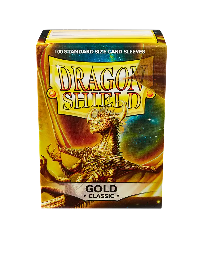 Dragon Shield Sleeves Standard Classic Gold 100 Ct ATMDSH10006