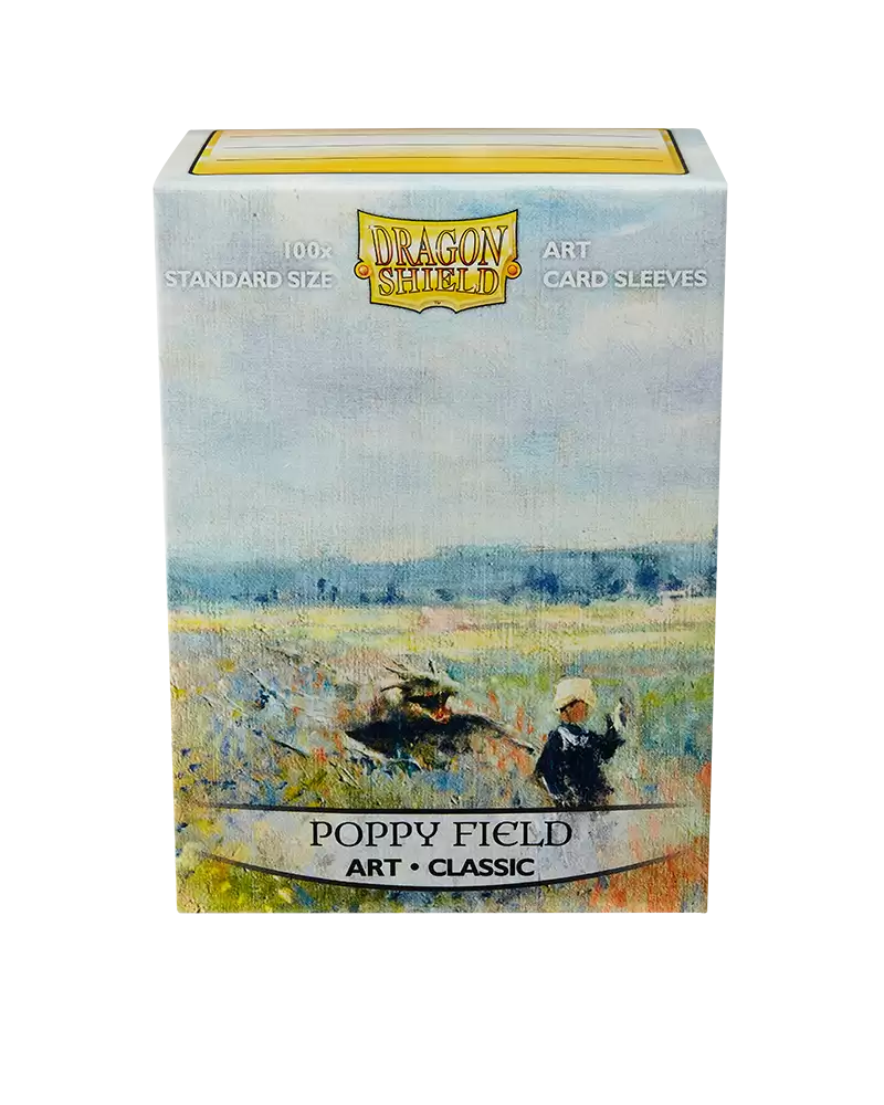 Dragon Shield Sleeves Standard Size Classic Poppy Field Art Limited Edition 100 Ct ATMDSH12018
