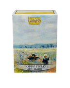 Dragon Shield Sleeves Standard Size Classic Poppy Field Art Limited Edition 100 Ct ATMDSH12018